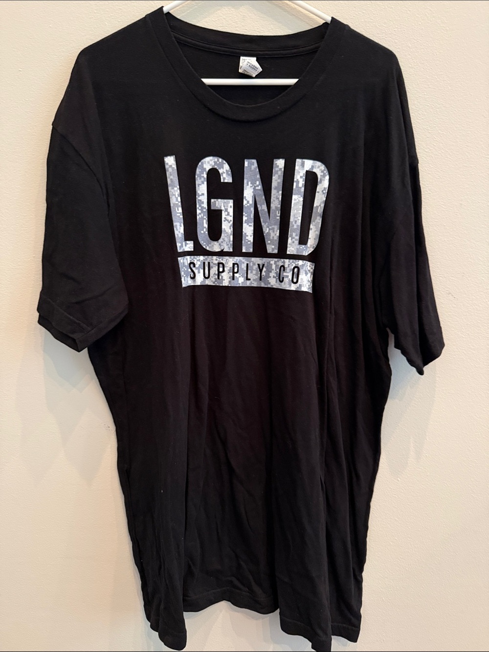 American Apparel Black 'LGND Supply Co' Logo Tee